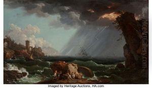 A Shipwreck In A Violent Storm