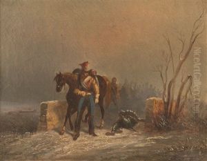 Escena Militar by Horace Vernet