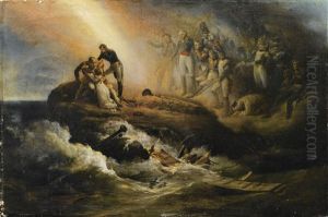 The Tomb Of Napoleon In Sainte-helene Or The Apotheosis Of Napoleon by Horace Vernet