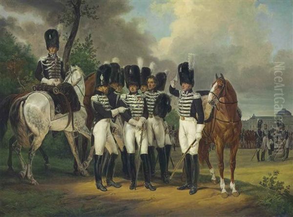 Portrait Of The General Marquis De Talhouet-roy - view 1