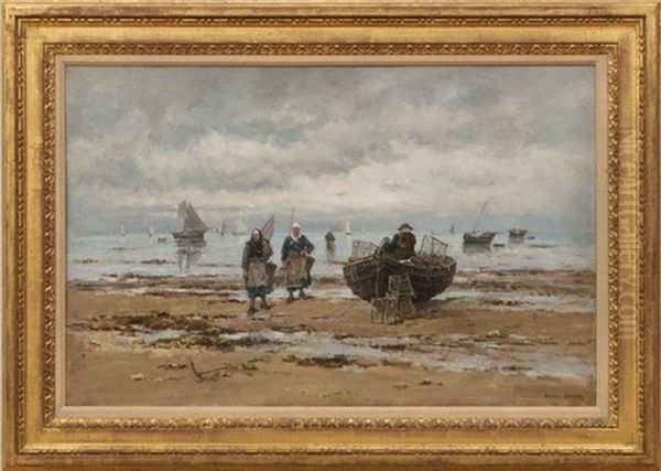 Fisherfolk On The Shore (pecheurs Sur La Plage) - view 1