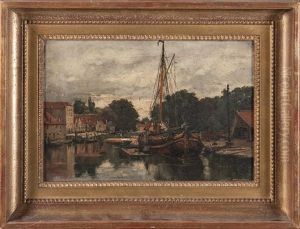 Bateau Dans Un Canal Anime Bateau Dans Un Canal Anime