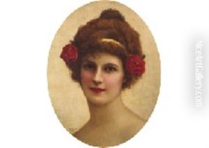 Femme Aux Roses