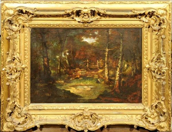 Femme Dans Un Sous-bois - view 1