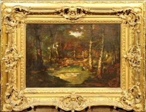 Femme Dans Un Sous-bois
