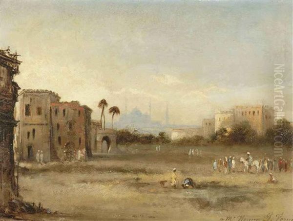 An Oriental Landscape With Istanbul In The Distance - view 1