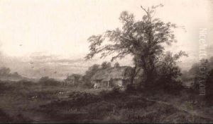 Cambridgeshire Cottage by William Henry Vernon