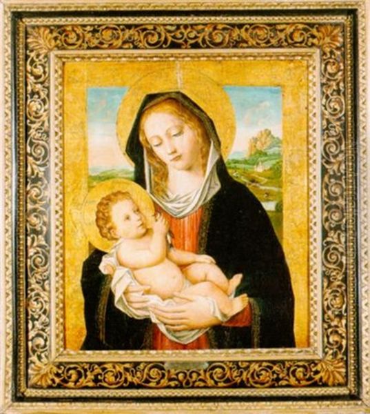 Madonna Mit Kind Und Distelfinken - view 1