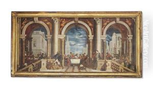 Le Repas Chez Levi by Paolo Veronese (Caliari)