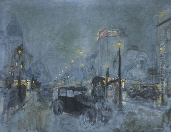 Evening View Of The De Keyserlei, Antwerp - view 1