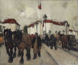 Vue D'une Rue Animee Vue D'une Rue Animee