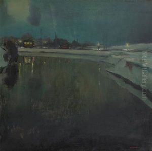 Coucher De Soleil Sur Le Canal Coucher De Soleil Sur Le Canal