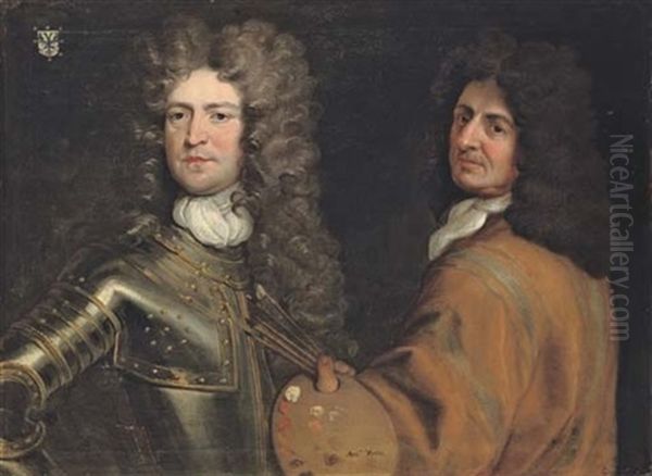 Double Portrait Of The Artist In A Buff Coat, With A Palette And Brushes In His Left Hand, With Brigadier-general Robert Killigrew, In Armour - view 1