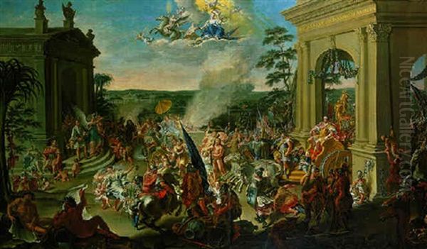 Die Apotheose Des Herzogs Von Marlborough (1650 - 1722) - view 1