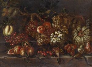 Stillleben Mit Fruchten by Agostino Verrocchi