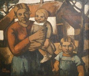 Boerengezin by Barth Verschaeren