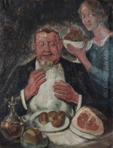 Le Repas Festif by Theodore Verschaeren