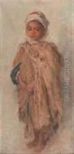Enfant Arabe Au Turban