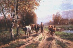Der Ruckweg Von Der Weide by Charles Verschouren