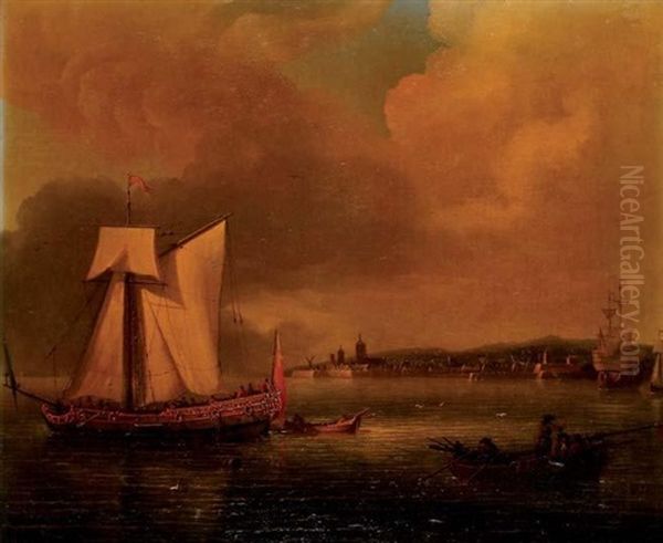 Bateau Anglais Devant Nimegue - view 1