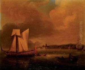 Bateau Anglais Devant Nimegue
