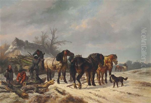 Gathering Wood - view 1