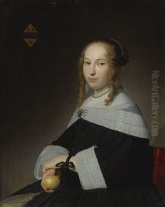 Portrait Of Margaretha Dicx (1634-1697)
