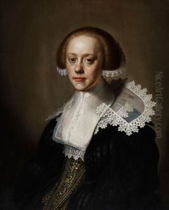 Portrait Einer Jungen Frau
