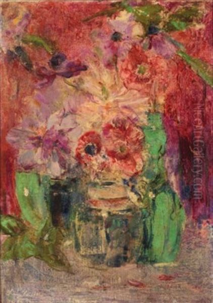 Poppies In A Ginger Jar - view 1