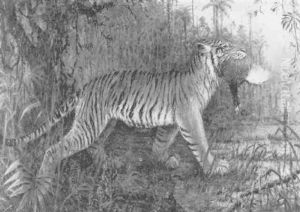 A Tiger With His Prey by Henri Verstijnen