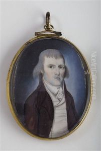 Portrait Of A Young Man In Brown Coat And White Waistcoat Portrait Of A Young Man In Brown Coat And White Waistcoat