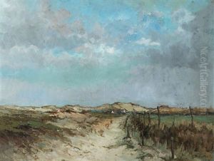 Fishermen's Houses In The Dunes by Theodor Verstraete