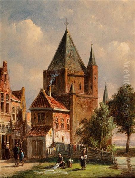 View Of Haarlem With Bleachfield Near The Amsterdamse Poort - view 1