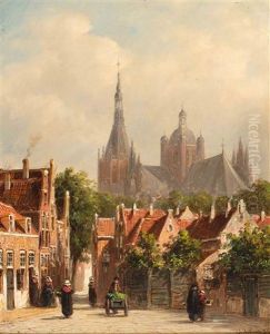 Sunny Street Near The Sint-janskathedraal, 's Hertogenbosch Sunny Street Near The Sint-janskathedraal, 's Hertogenbosch