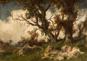 On Top Of The Appennines by Achille Vertunni