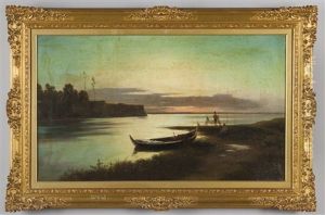 La Famiglia Del Pescatore by Achille Vertunni