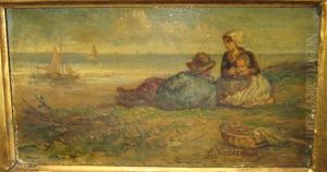 Famille Dans Les Dunes Famille Dans Les Dunes