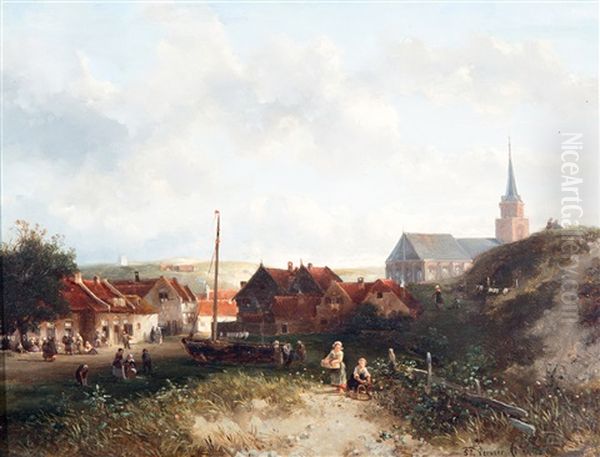 Zicht Op Het Vissersdorp Scheveningen - view 1