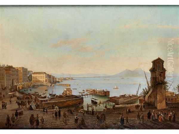 Blick Auf Neapel Vom Palazzo Donn'anna - view 1