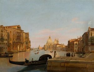 The Grand Canal With View Of Santa Maria De La Salute