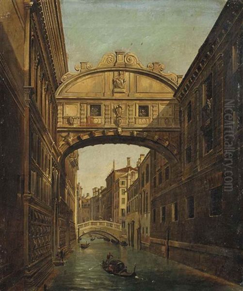 Le Pont Des Soupirs A Venise - view 1