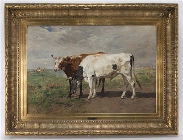 Untitled (brown And White Cows) - view 1