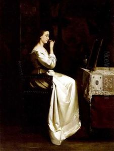 The Looking Glass by Charles Louis Verwee