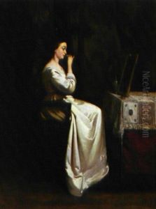 Voor De Spiegel by Louis Charles Verwee