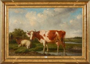 Vaches Et Moutons Au Pre Vaches Et Moutons Au Pre