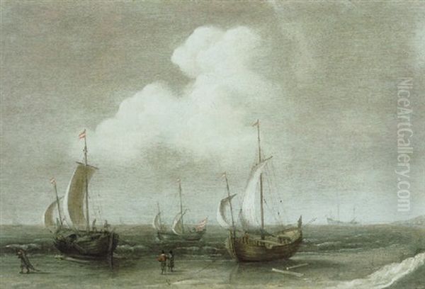 Kuste Mit Segelschiffen - view 1