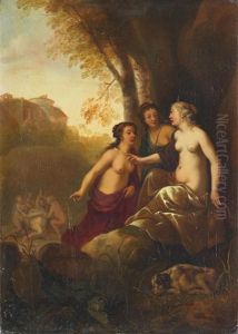 Diana And Callisto by Francois Verwilt