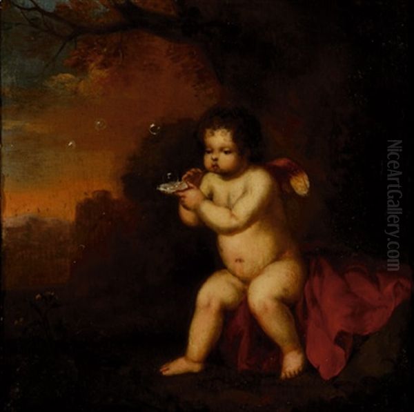 Bubble-blowing Putto (+ Standing Putto; 2 Works) - view 1