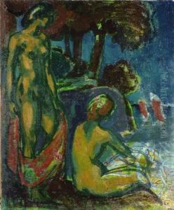 Sosta Al Lago by (Enrico) Ludolf Verworner