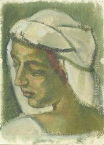 Profilo Femminile by (Enrico) Ludolf Verworner